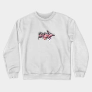 Red tropical leaves Crewneck Sweatshirt